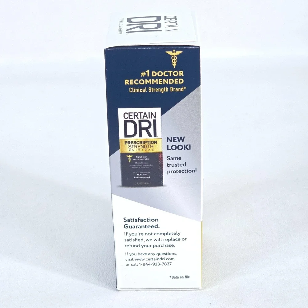 3 Pk Certain‎ Dri Clinical Strength Roll On Antiperspirant 1.2oz Hyperhidrosis